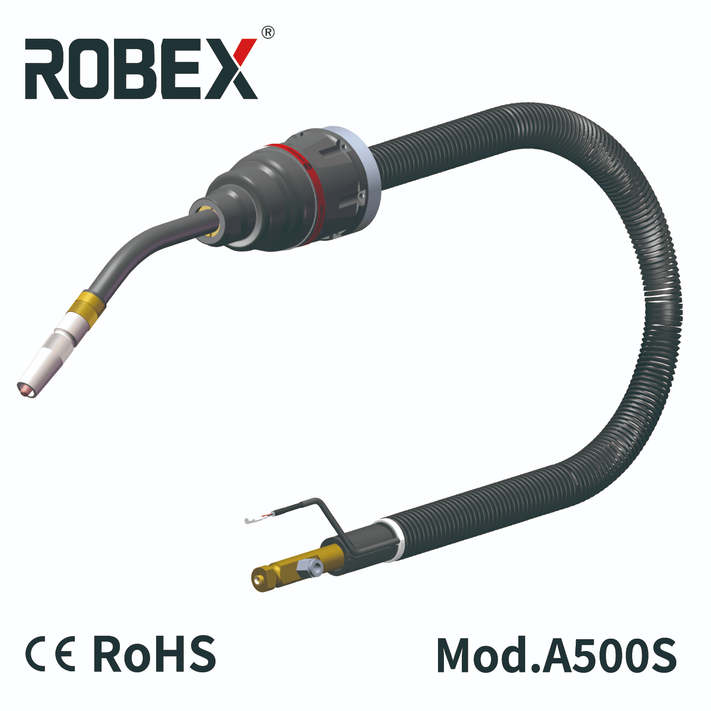 Antorcha de soldadura robótica refrigerada por aire INNOTEC 350A/500A MIG/MAG soplete de soldadura/robótico/antorcha robótica