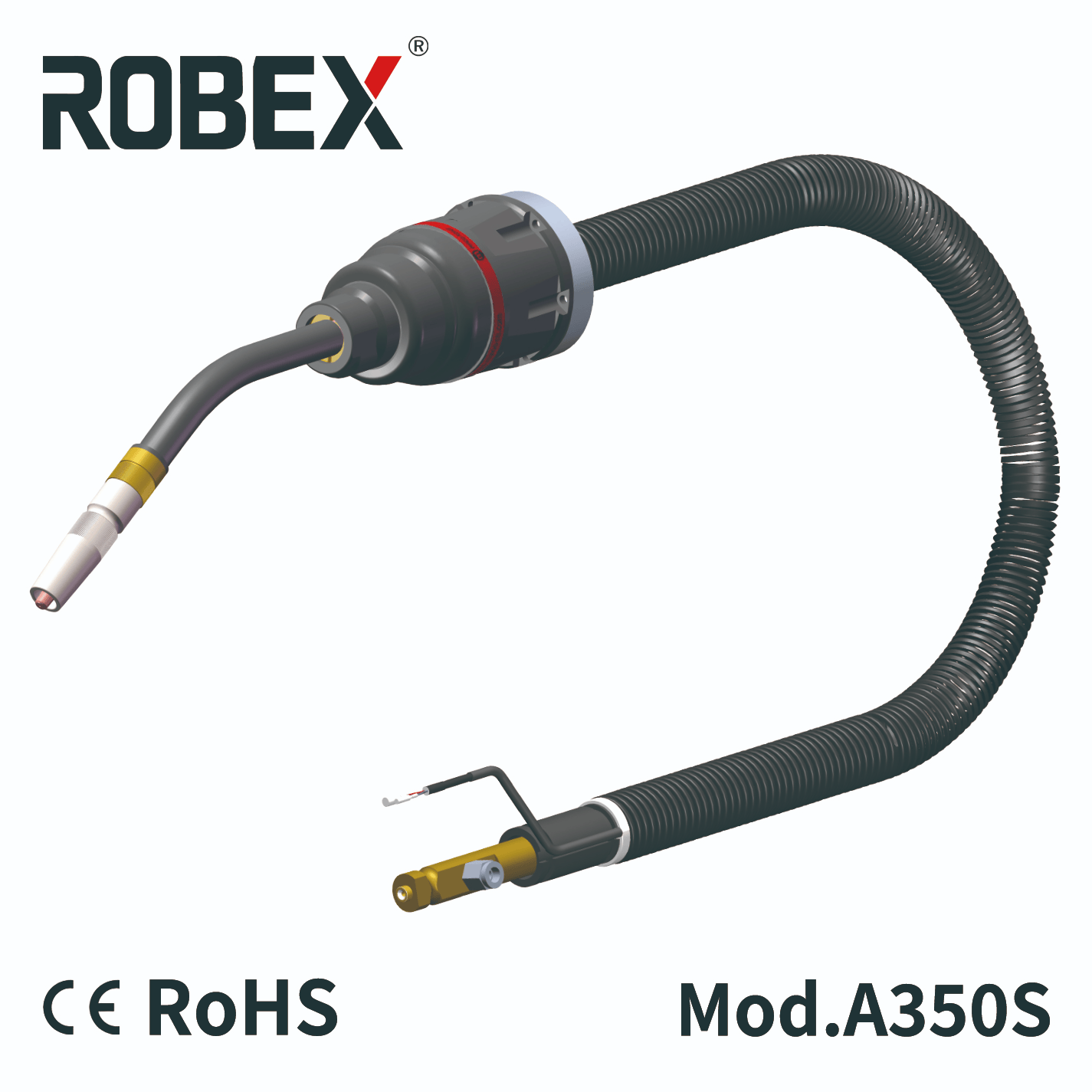Antorcha de soldadura robótica refrigerada por aire INNOTEC 350A/500A MIG/MAG soplete de soldadura/robótico/antorcha robótica