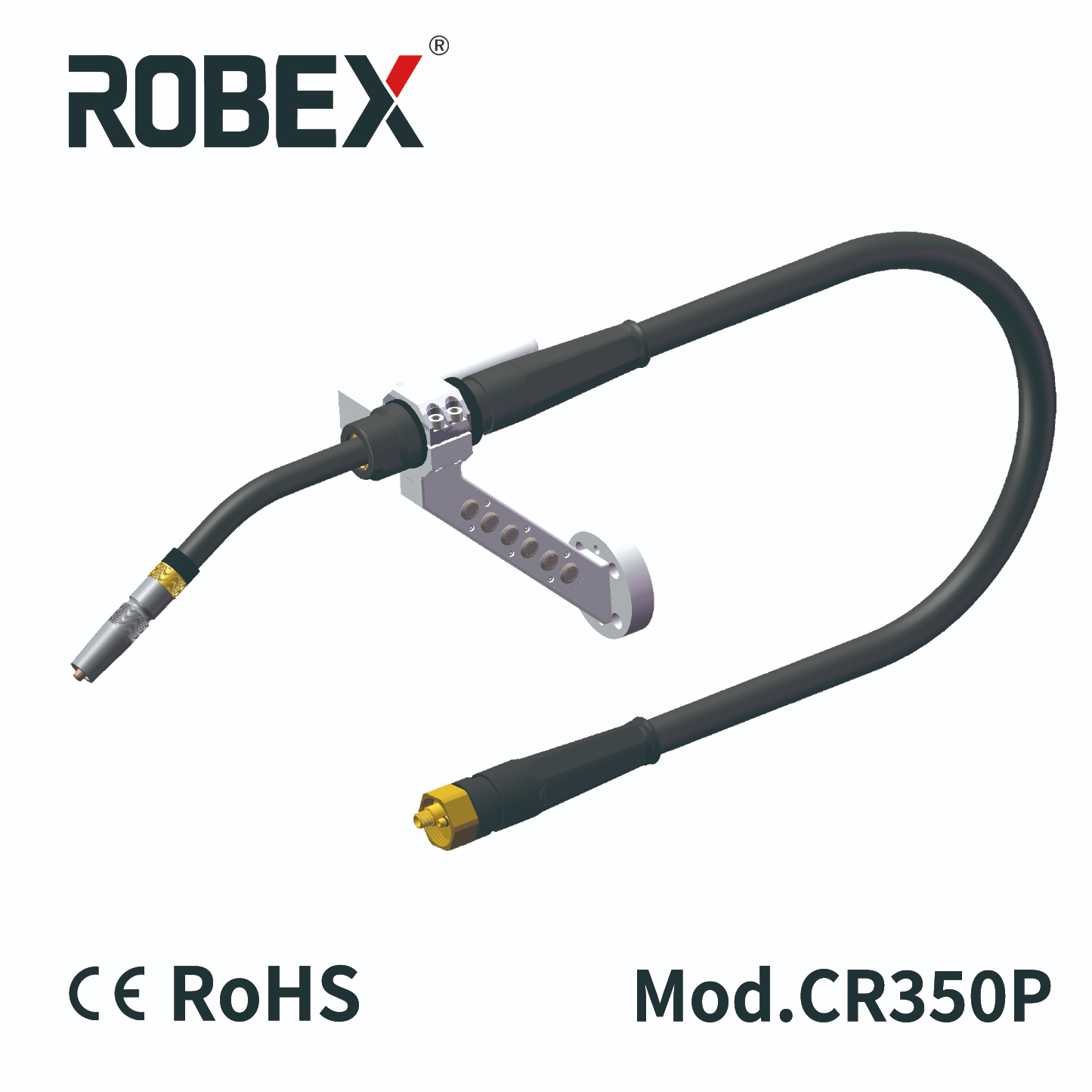 ROBEX Air-cooled 500A Collaborative Robotic Torch A500S / Cobot Welding Torch/MIG Torch