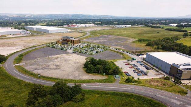 Centre d’innovation de Samlesbury et ses environs, conseil du comté de Lancs, avec LCC