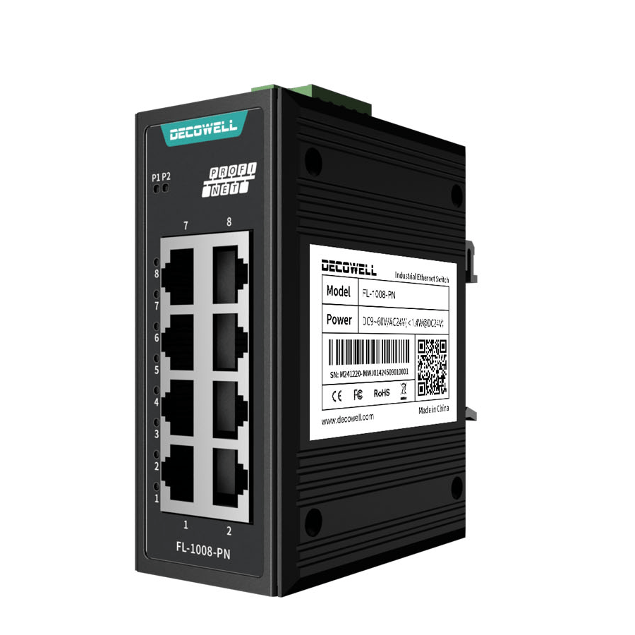 Nicht verwalteter industrieller Ethernet-Switch
