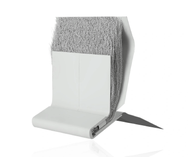 Integrated Steel Wire Sealing Brush with Grout Stop Plate