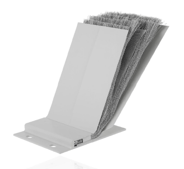  Tightenable tunnel portal sealing brush