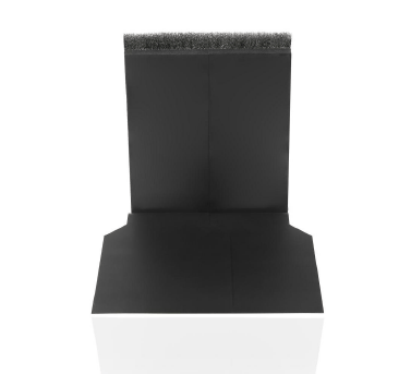 Composite shield brush