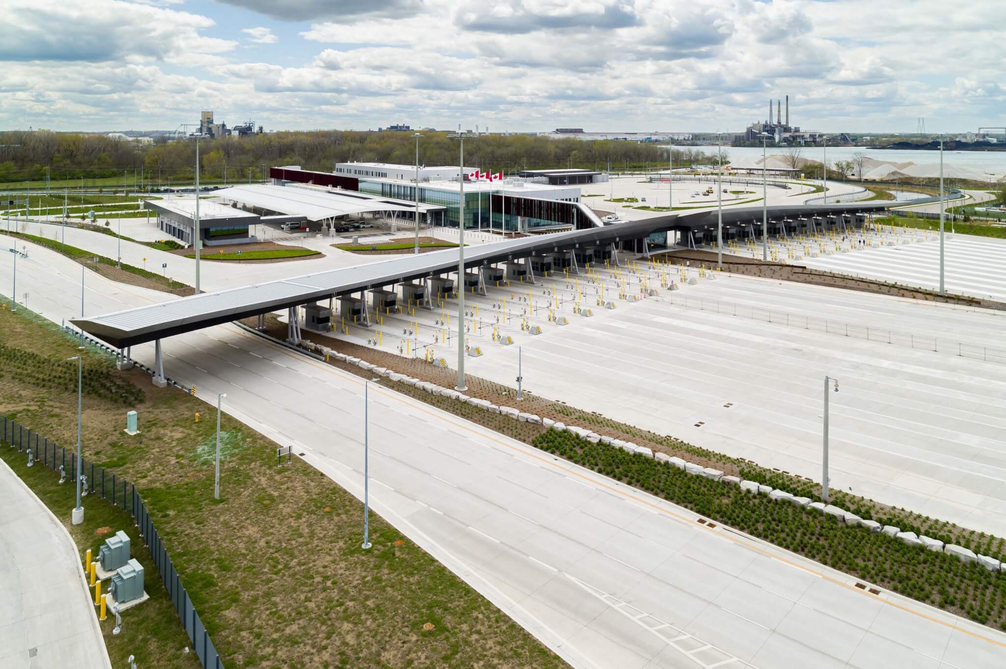 Carriles de inspección del Puente Internacional Gordie Howe