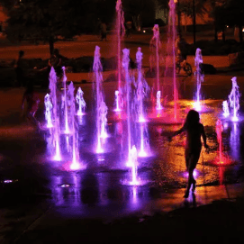 Gartenmusikbrunnen