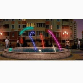 نافورة ذات تدفق صفائحي