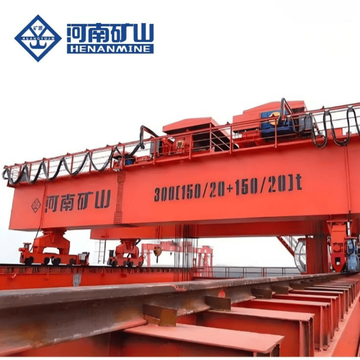 Zweiträger-Brückenkran mit zwei Laufkatzen und Elektroseilzug - Henan Mining Crane Co., Ltd.