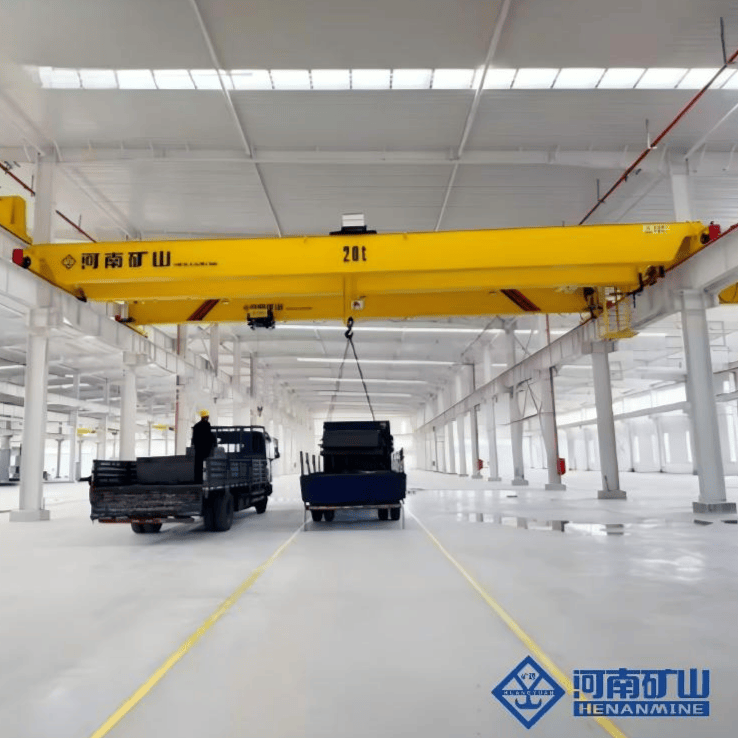 رافعة بمرفاع كهربائي وعربتين - Henan Mining Crane Co., Ltd.