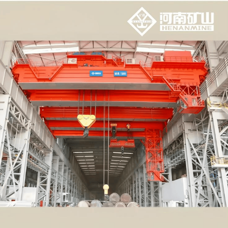 رافعة جسرية علوية حديثة بمرفاع كهربائي وعربتين - Henan Mining Crane Co., Ltd.