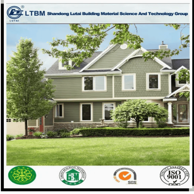 Lutai Wood Grain Siding Panel