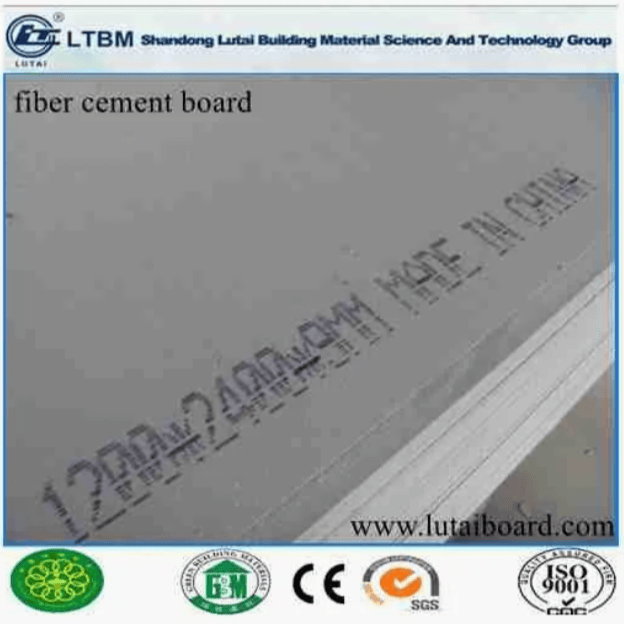 Lutai Reinforced Fiber Cement Board Cement Sheet Assessed Ce/ISO/SGS