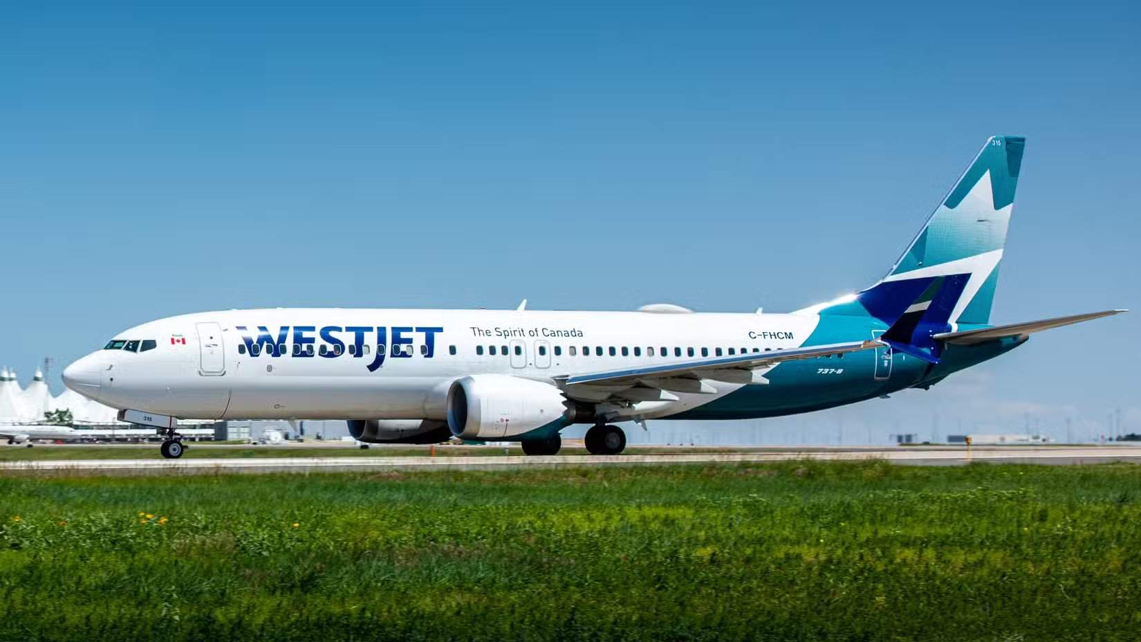 Руление WestJet Boeing 737 MAX 8