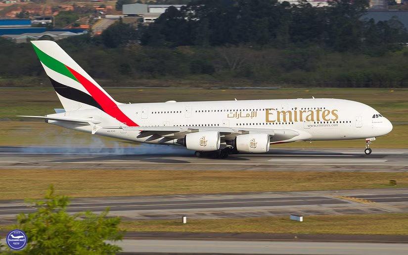 Aterrissagem da Emirates