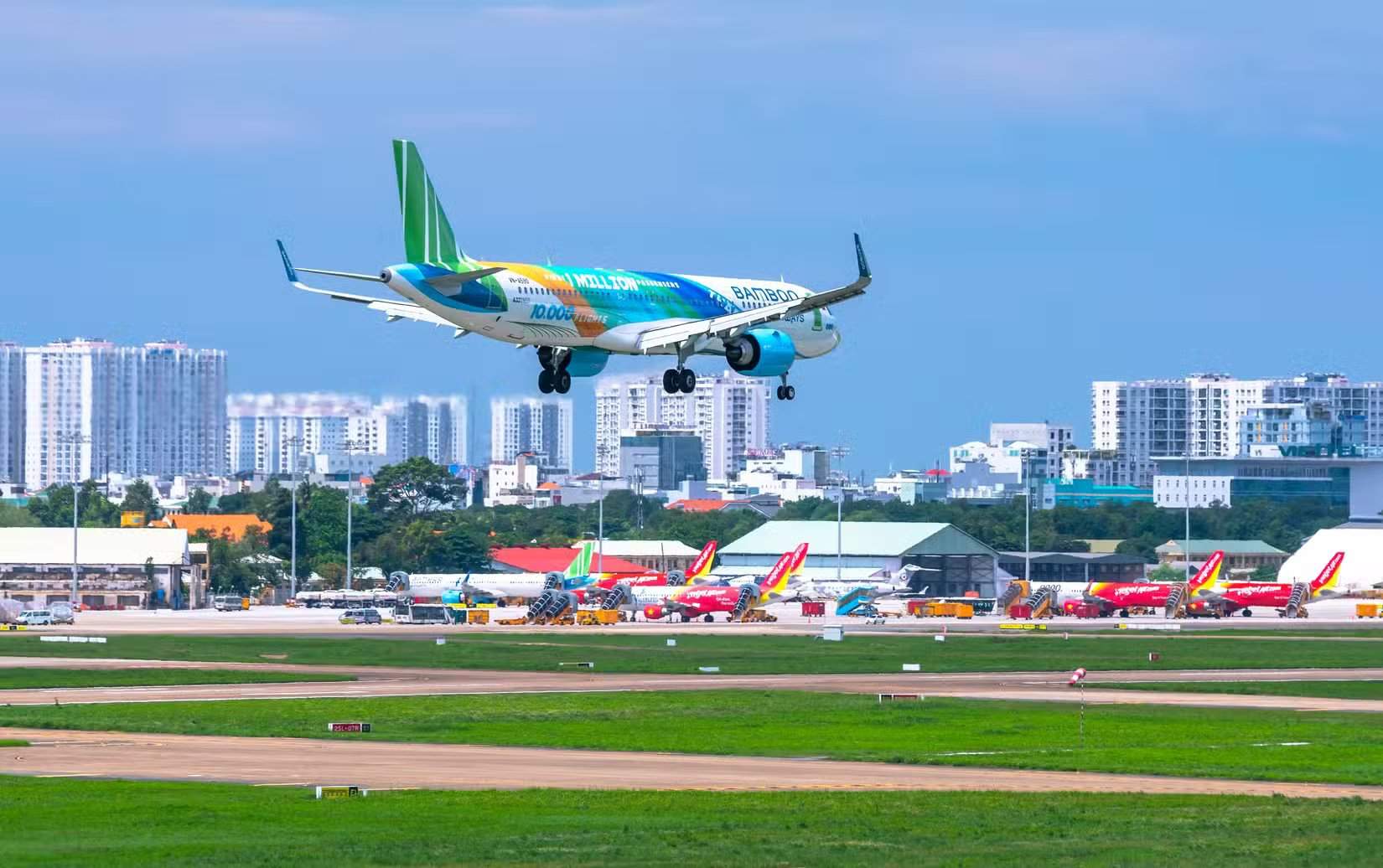 Atterrissage de Bamboo Airways
