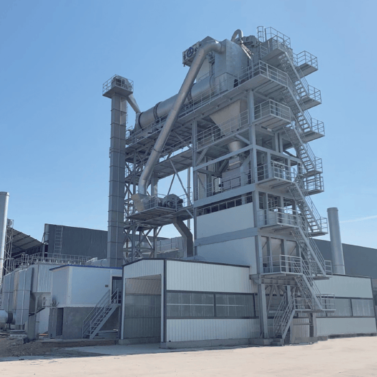 Planta mezcladora de asfalto y reciclado integrada ecológica serie LBHZ