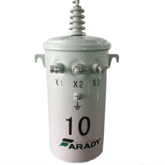 محول أحادي الطور بقدرة 5 kVA للتركيب على الأعمدة، مخصص للمعدات الكهربائية المؤتمتة