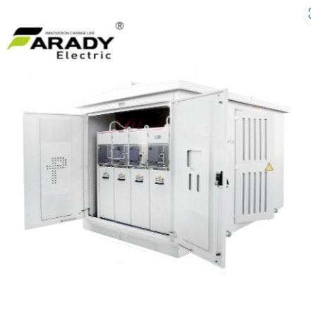 Subestação de distribuição de potência trifásica de 33 kV e 600 kVA