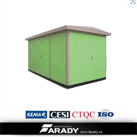 Subestação de distribuição de potência trifásica de 33 kV e 600 kVA
