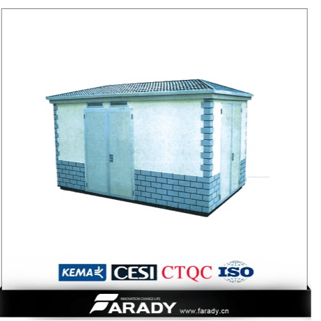 Subestação de distribuição de potência trifásica de 33 kV e 600 kVA