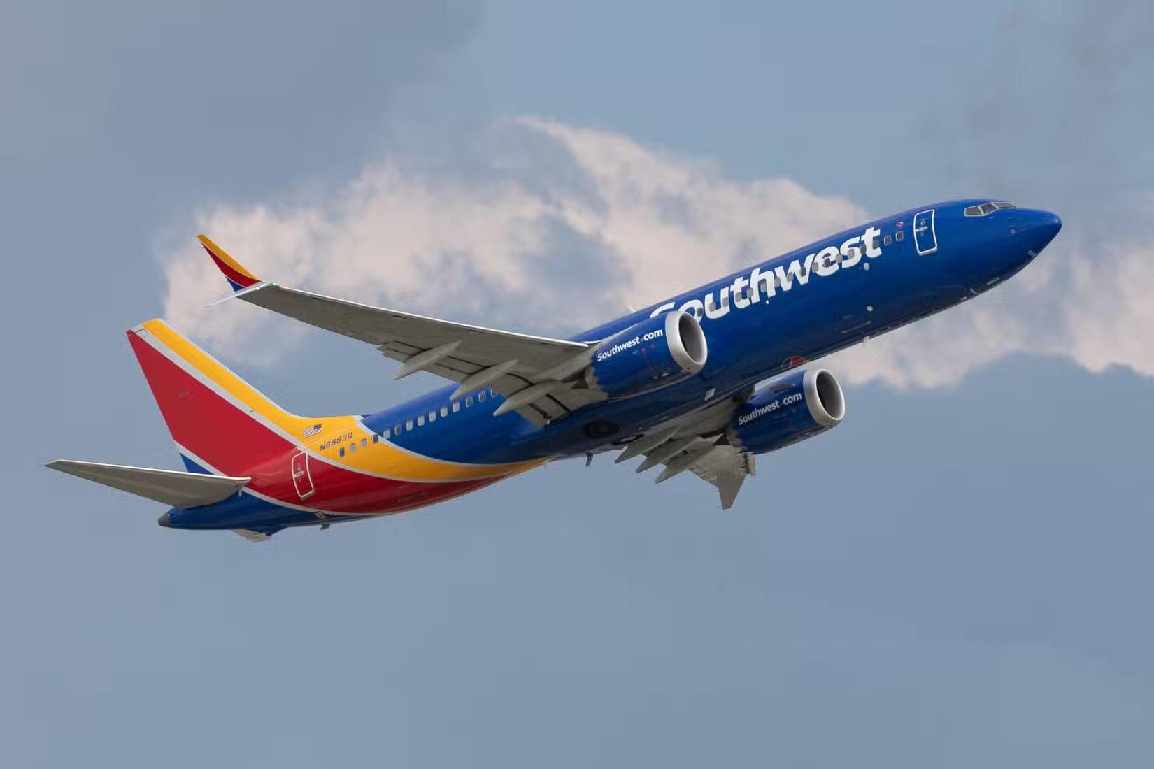 Décollage d'un Boeing 737 de Southwest Airlines