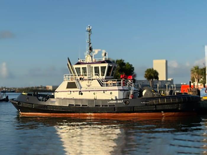 Remorqueur à traction Z-Tech 30-80 Laguna Gulf. [Photo : Sterling Shipyard]