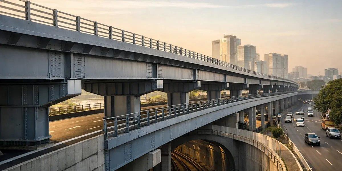 Passadiço Elevado de Anna Salai a caminho da inauguração em novembro