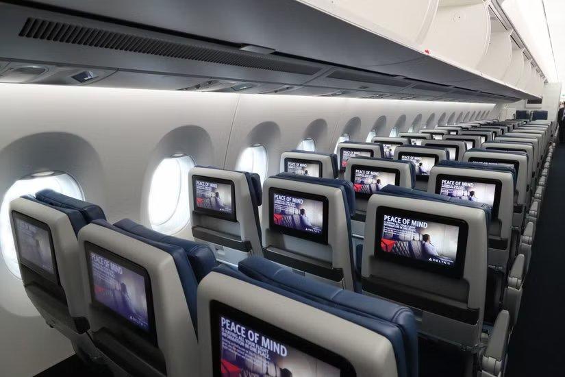 Delta Air Lines Airbus A350 Economy-Kabine
