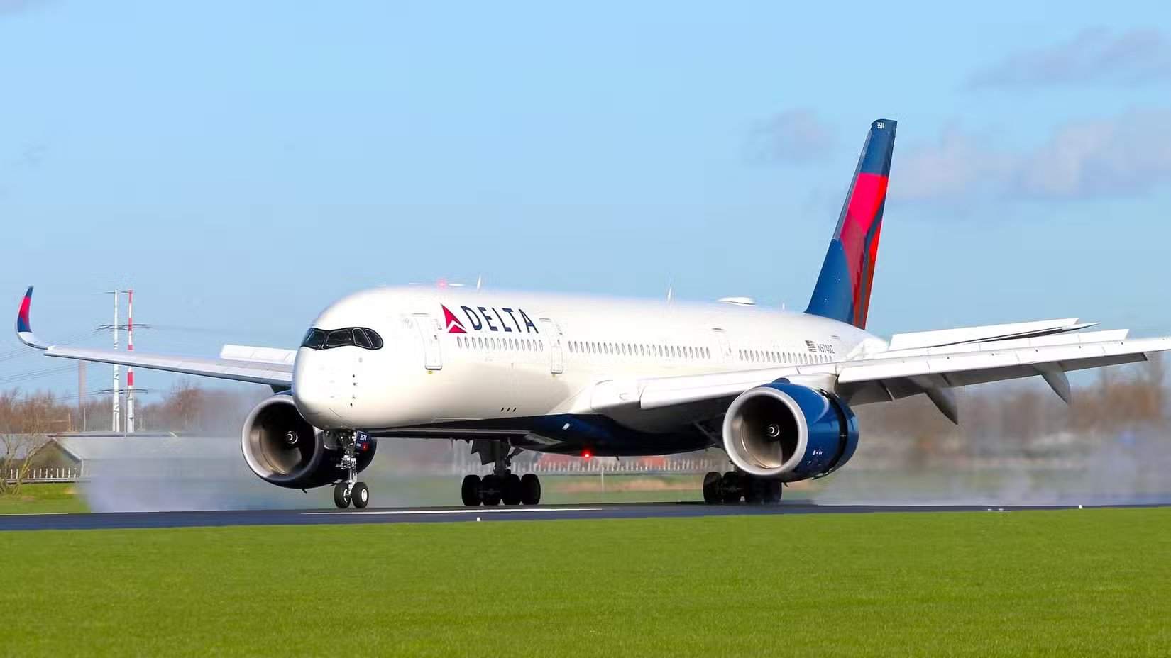 Delta Air Lines Airbus A350 Landung