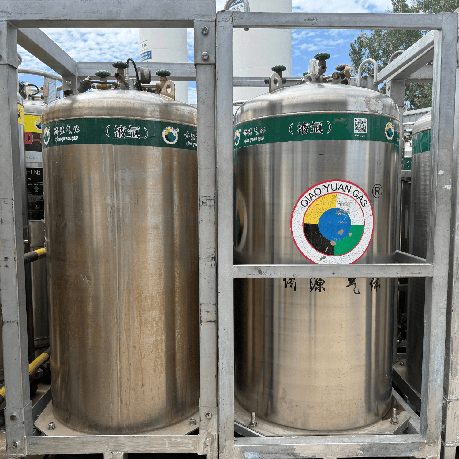 液态氩气杜瓦罐低温高纯液体批发适合工厂车间用气