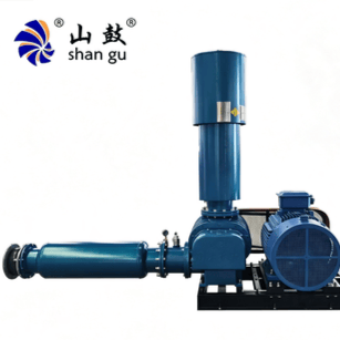 Shangu stainless steel Roots blower for industrial gas conveyance.