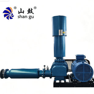 Shangu stainless steel Roots blower for industrial gas conveyance.