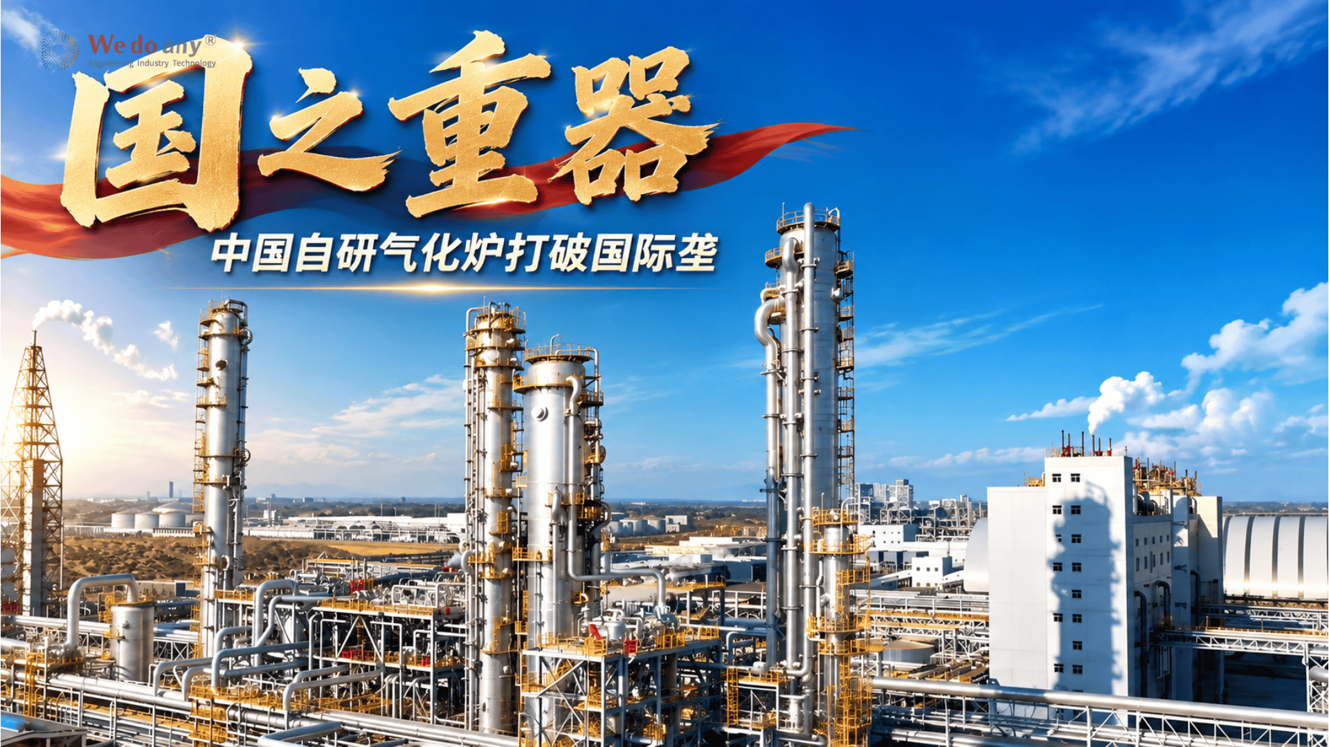中国自研煤气化炉，逆袭拿下国际订单！ 国产煤气化炉如何撕碎海外技术壁垒?#热点  #煤气 #科普