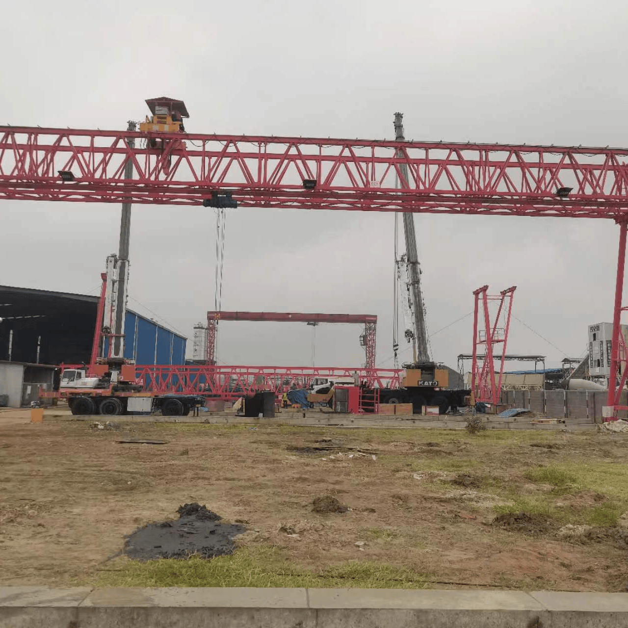 Tire-Type Beam Lifting Gantry