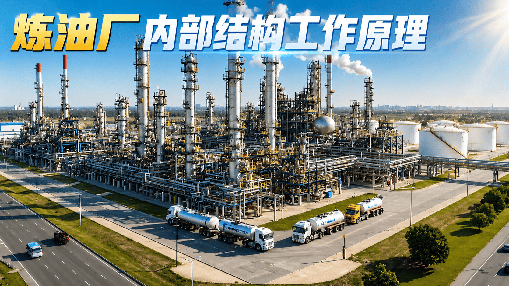 揭秘炼油厂内部结构工作原理 #炼油厂  #科普