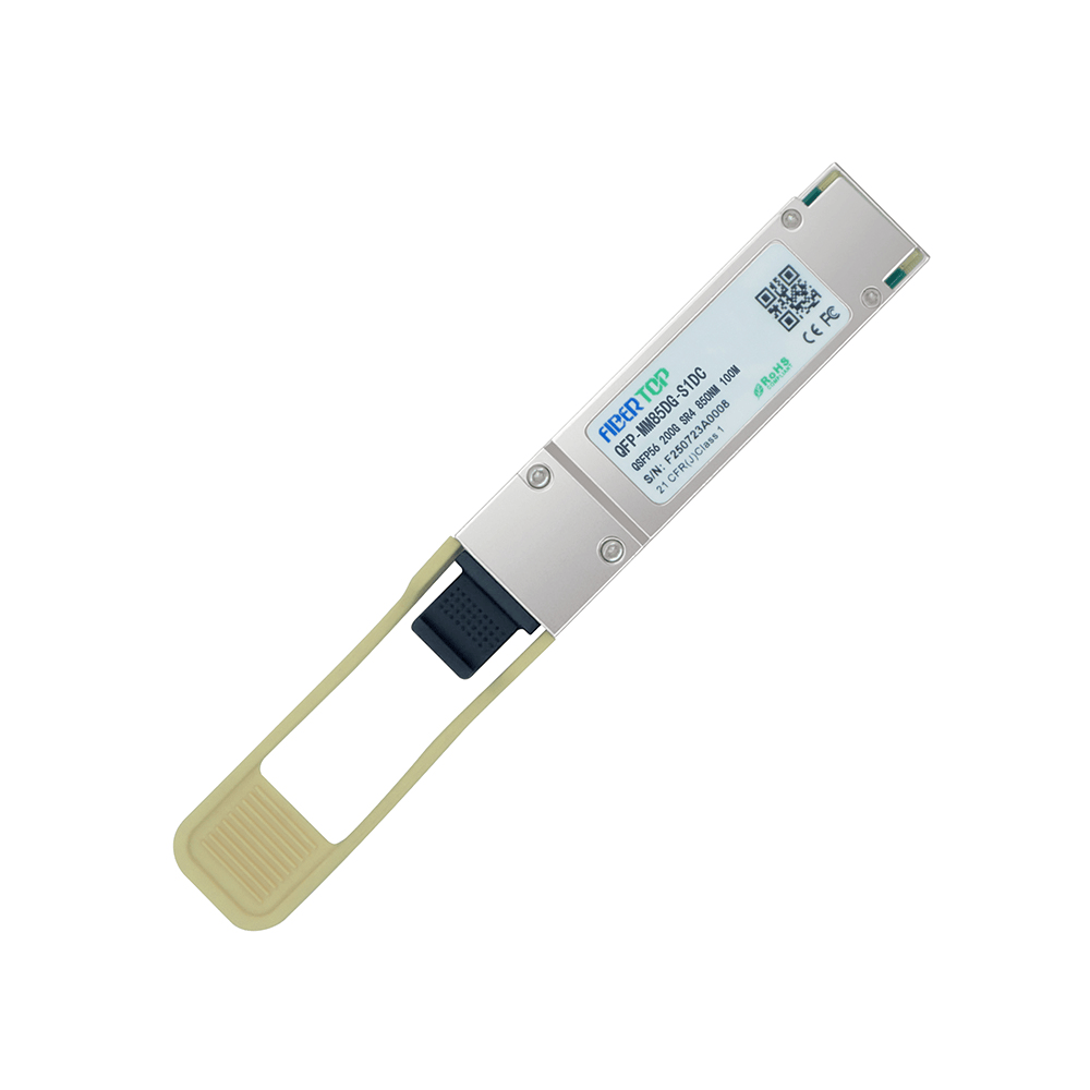 200GBASE-SR4 QSFP56 850nm 100m MPO Optical Transceiver - Shen Zhen FIBERTOP Technology Co., Ltd.