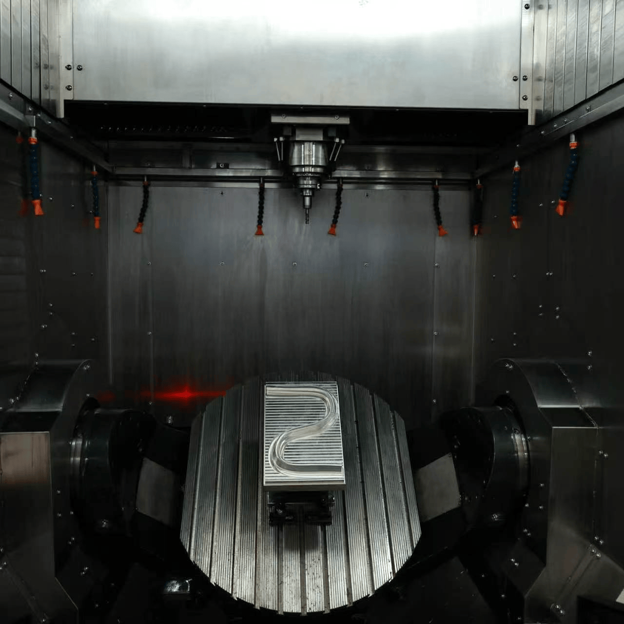 VMC800-5i Doppelsäulen-Vertikalschwingen-5-Achs-Bearbeitungszentrum