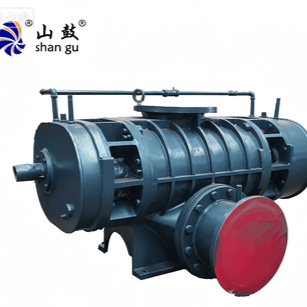 中国工厂高压气动输送设备RSR-300双油箱压缩机罗茨鼓风机用于污水处理曝气 - 山东明天机械集团股份有限公司
