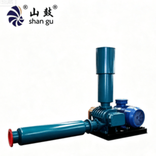 高压鱼池增氧水产养殖供氧设备RSR-150双油箱风冷式工业罗茨鼓风机 - 山东明天机械集团股份有限公司