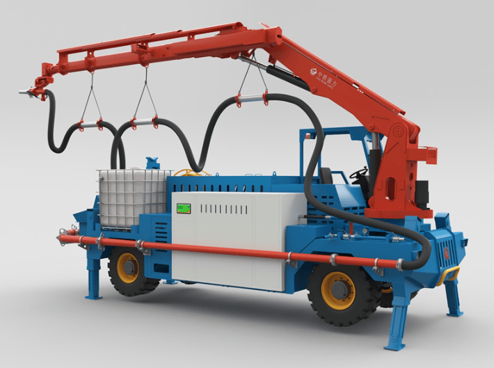 Бетоносмесительная машина для торкретирования QLS35K - Luoyang China Railway Qiangli Machinery Co., Ltd.