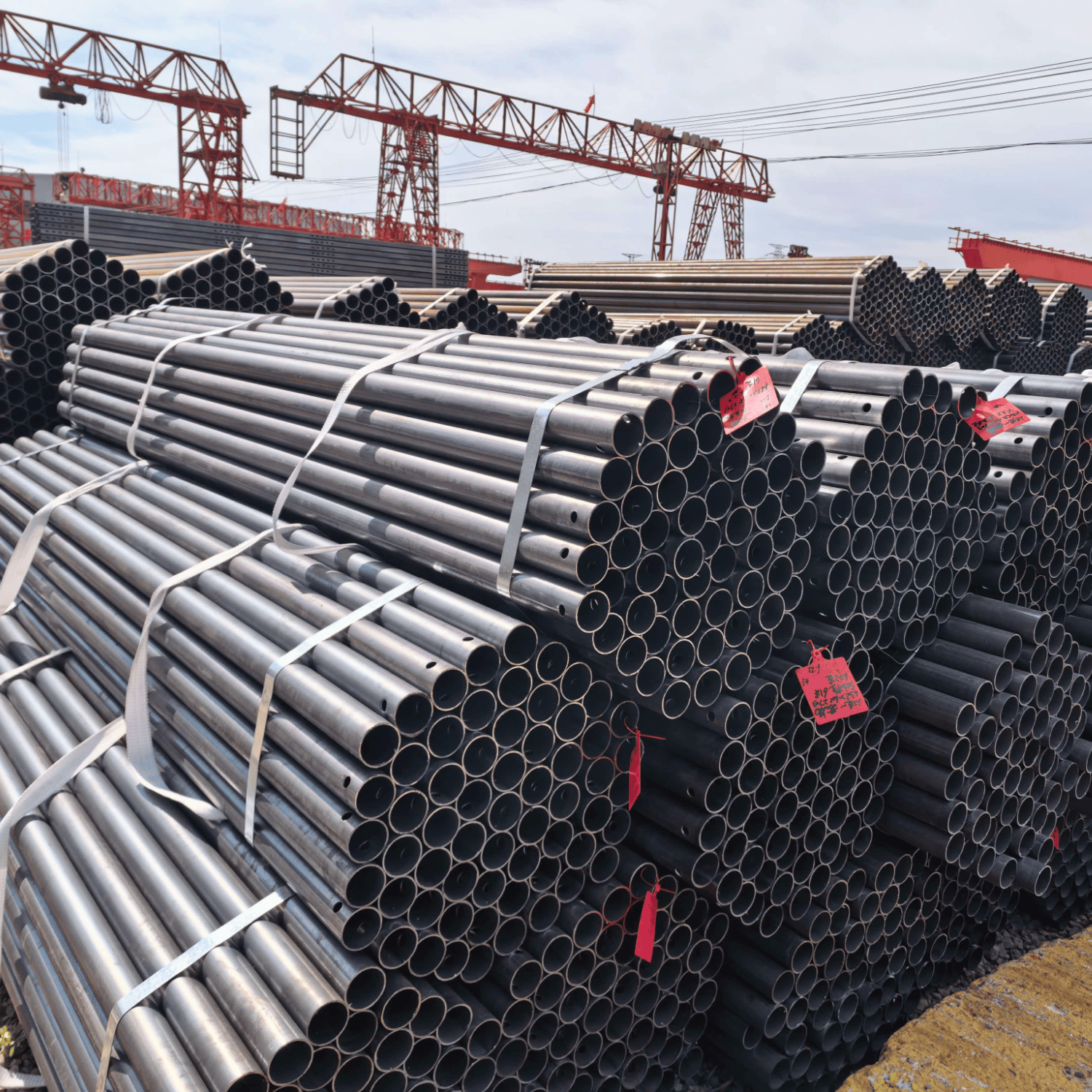 Круглая трубчатая стойка - Tianjin XinShuo Fengda Steel Co., Ltd.