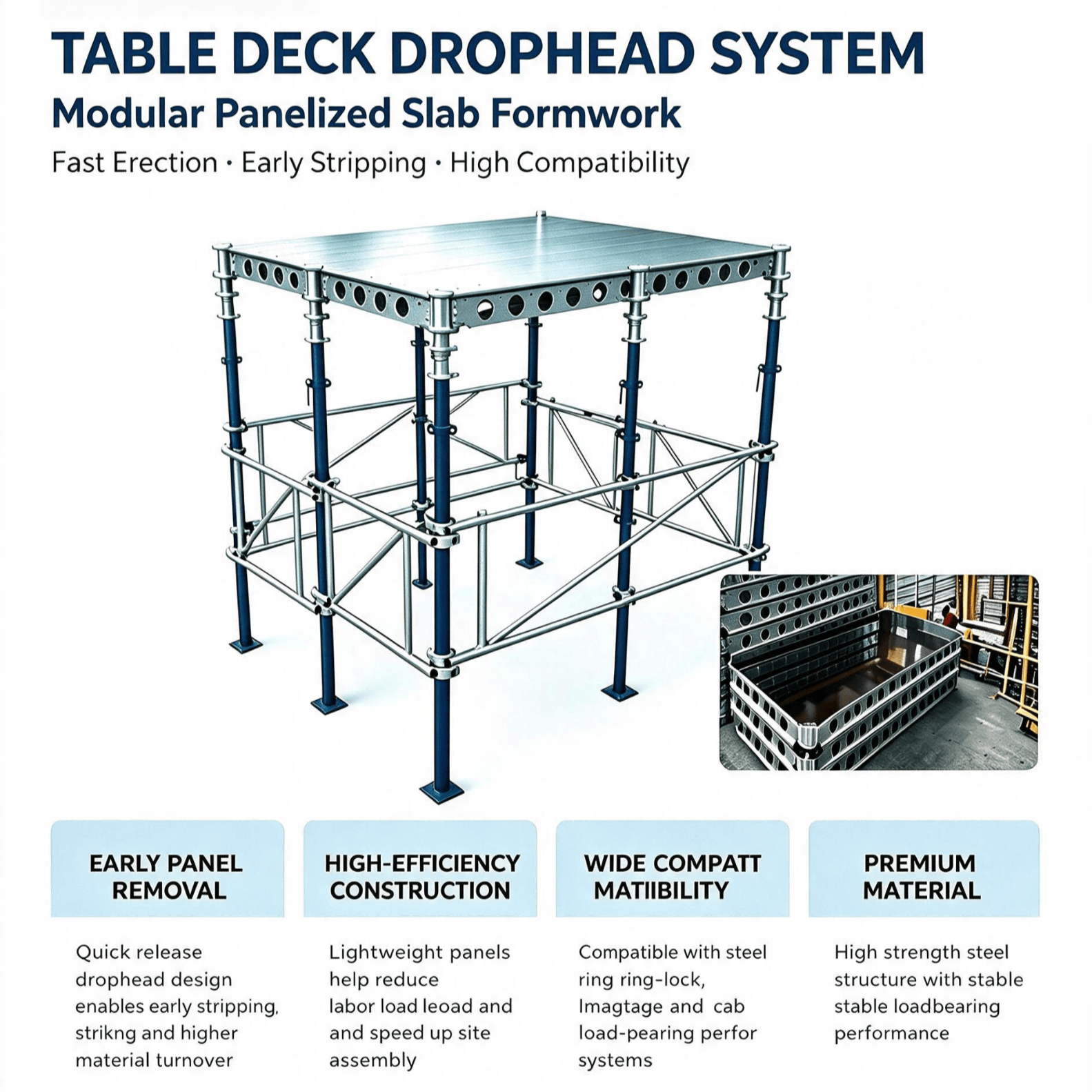 TABLE Deck Drophead 早拆型楼板模板系统 - 泰博智能建造科技(苏州)有限公司