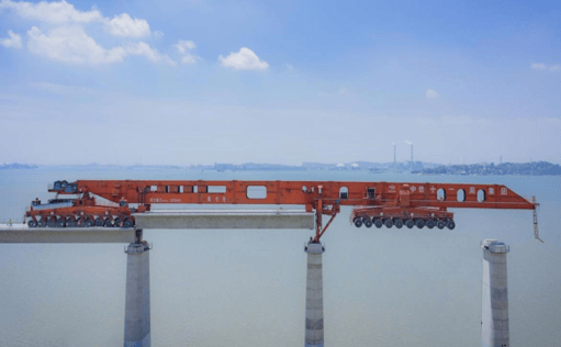 【Équipements de levage, transport et pose pour trains à grande vitesse】Machine intégrée de transport et de pose - Hanjiang Heavy Industry Co., Ltd. of China Railway 11th Bureau Group