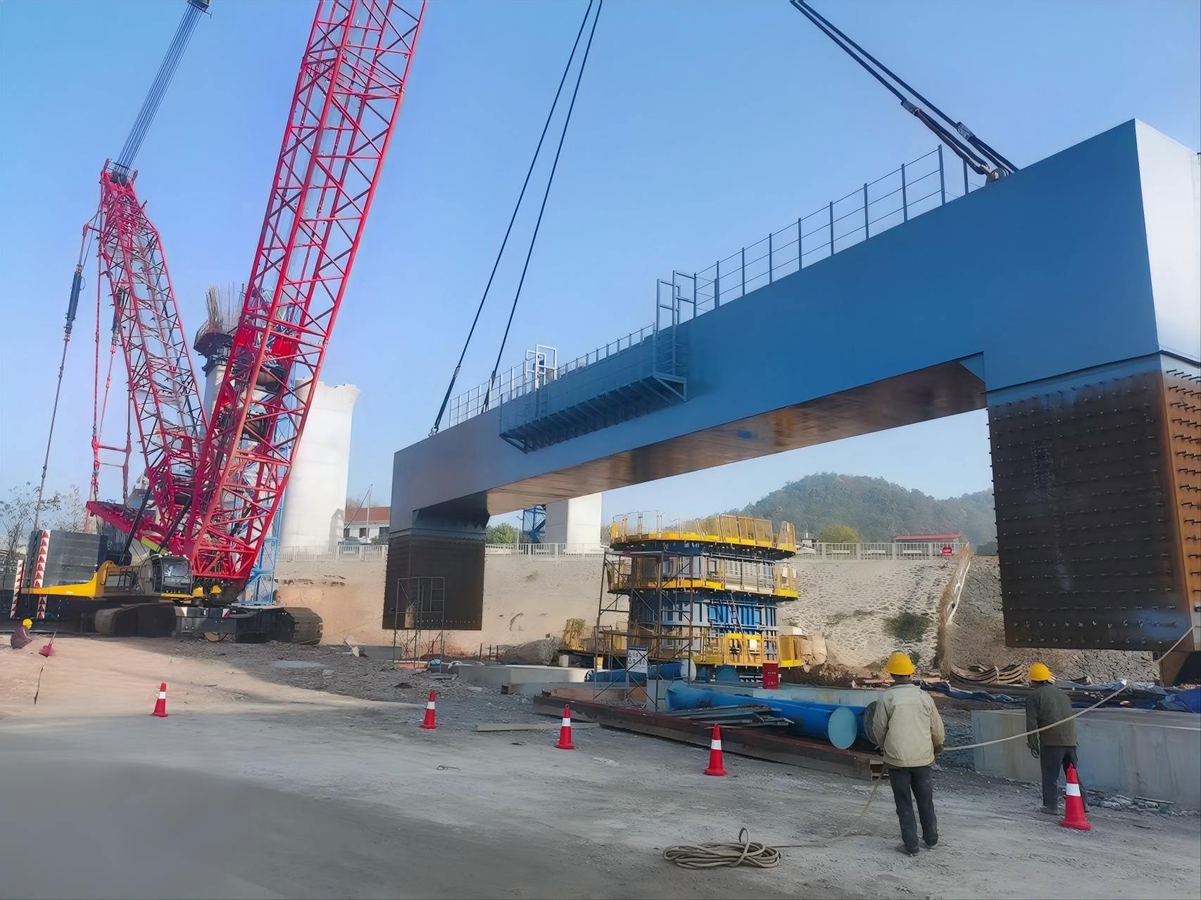 Projeto de Travessa de Aço para Pilar Portal - Hanjiang Heavy Industry Co., Ltd. of China Railway 11th Bureau Group