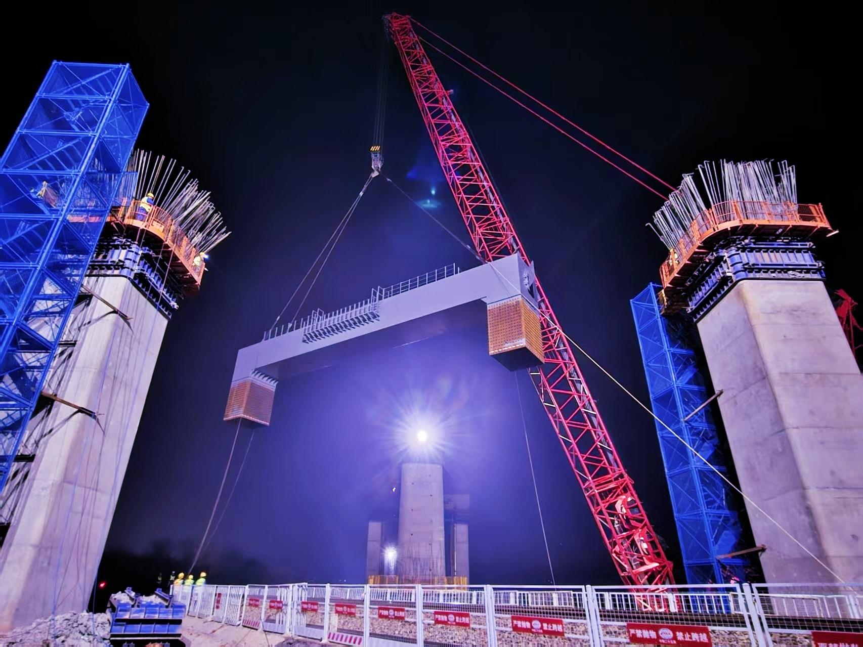Projeto de Travessa de Aço para Pilar Portal - Hanjiang Heavy Industry Co., Ltd. of China Railway 11th Bureau Group