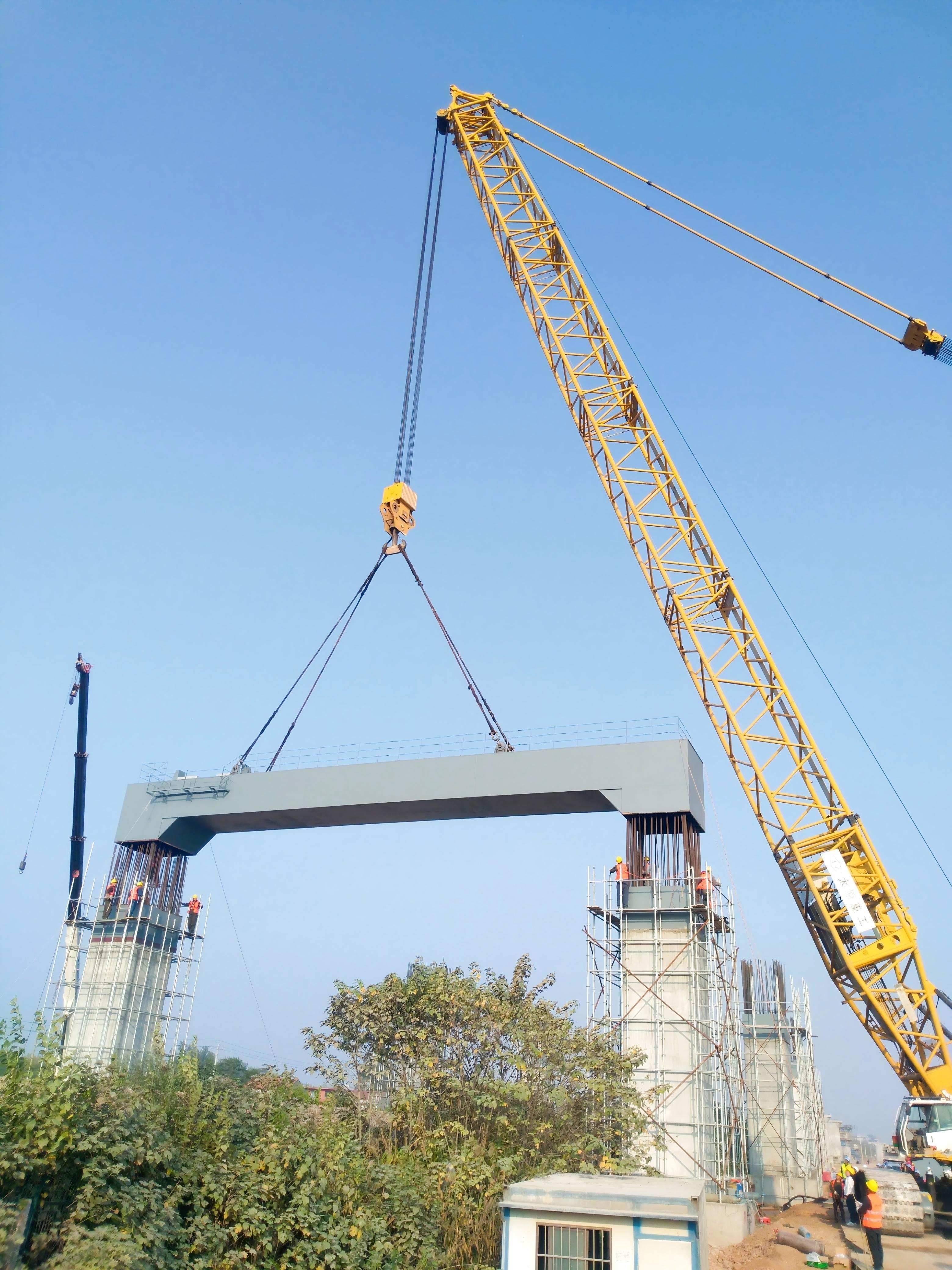 Проект стальной ригельной балки портальной опоры - Hanjiang Heavy Industry Co., Ltd. of China Railway 11th Bureau Group