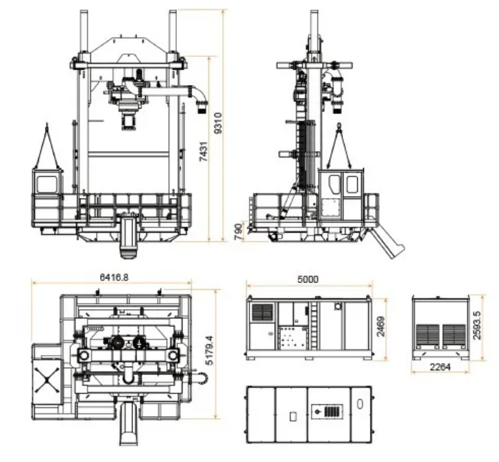 Буровая установка JRD300 с обратной циркуляцией и эрлифтом - JingAn Heavy Industry