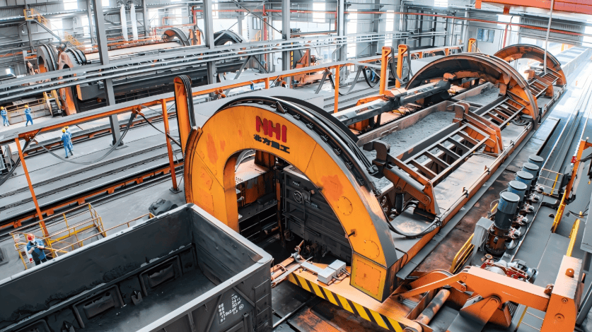 Sistema de virador de vagões duplo - Northern Heavy Industries