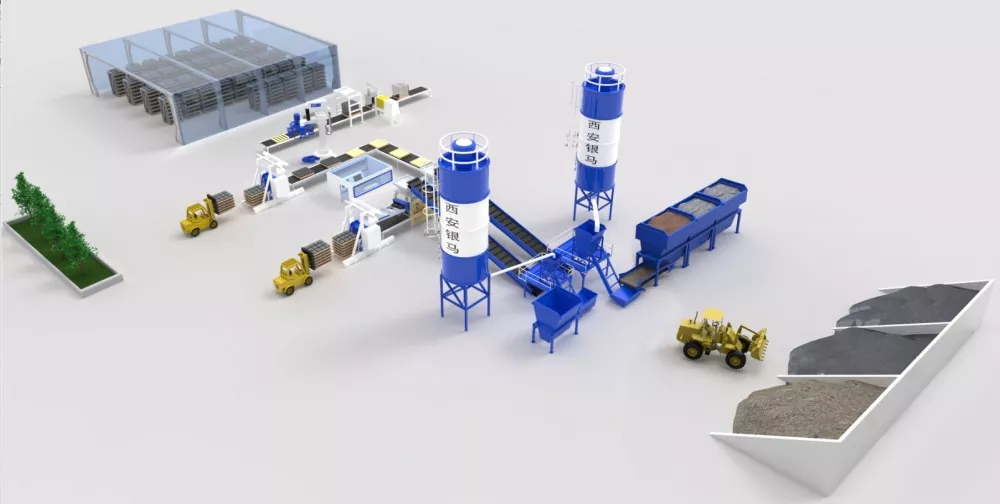 QFT 9-16 Concrete Block Making Machine