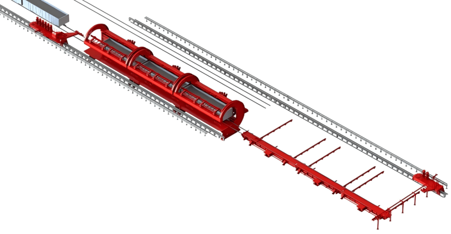 Sistema de virador de vagões triplo - Northern Heavy Industries